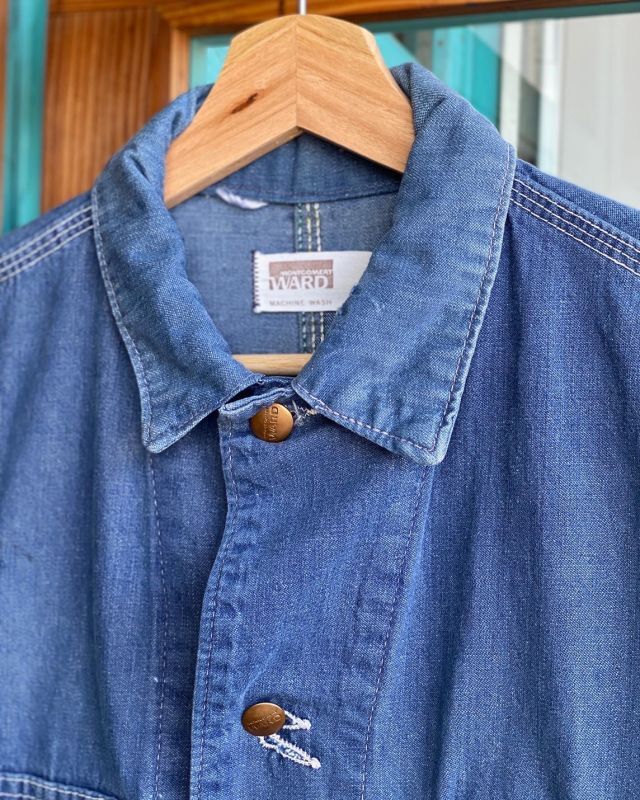 画像3: 70s MONTGOMERY WARD VTG DENIM COVERALL 