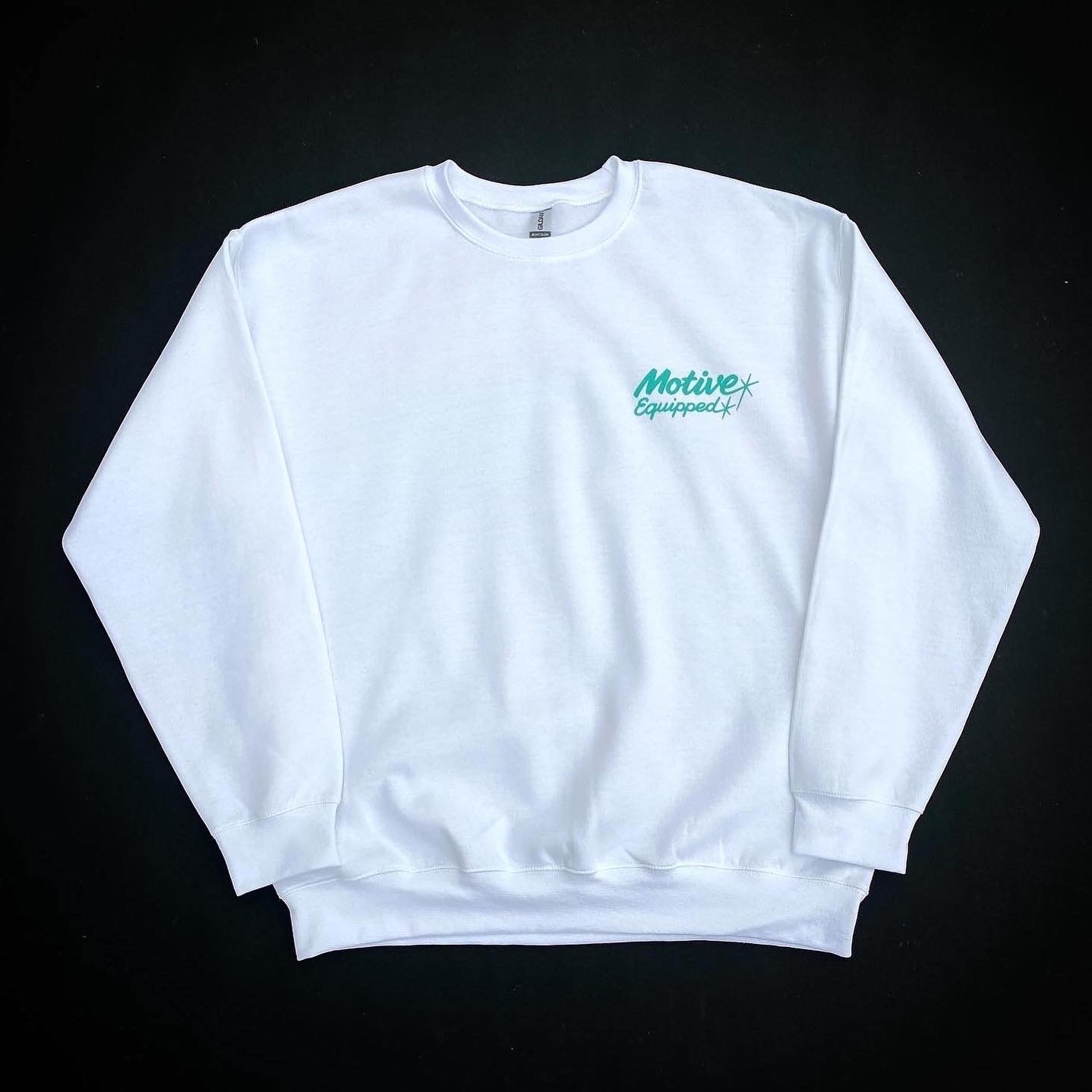 画像2: MOTIVE EQUIPPED CAP SWEATSHIRT WHITE×MINT