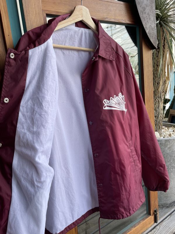 画像5: SIXHELMETS CHOPPERS DRAWN BY HOODOOMAN VTG COACH JACKET WINE RED XL