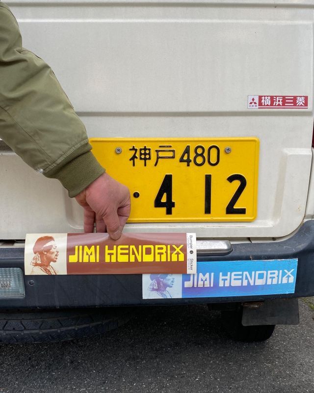 画像4: NOS 1985 JIMI HENDRIX VTG BUMPER STICKER