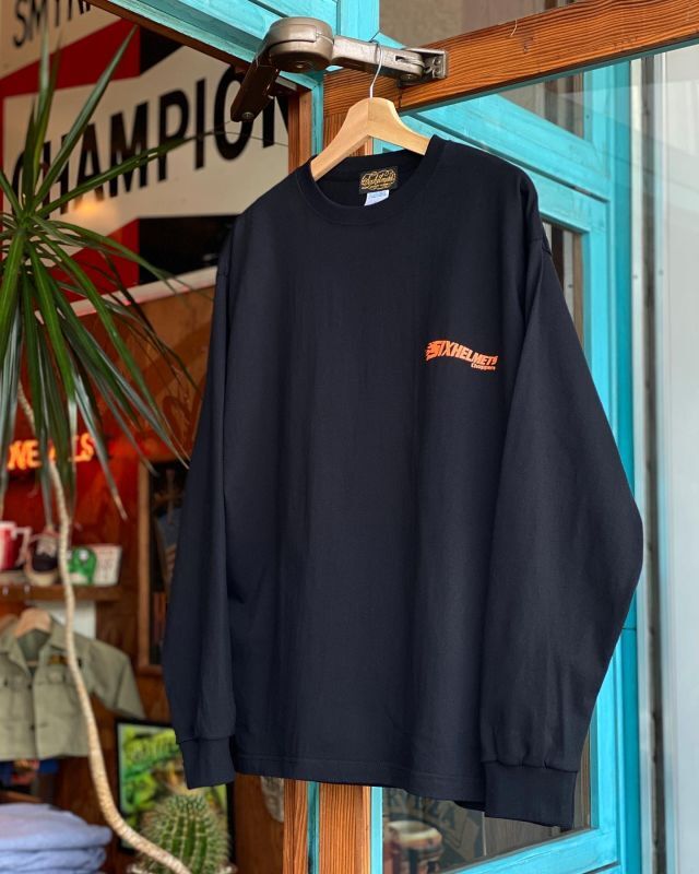 画像2: SIXHELMETS CHOPPERS “SUPPORT YOUR LOCAL” L/S T-SHIRT BLACK×ORANGE