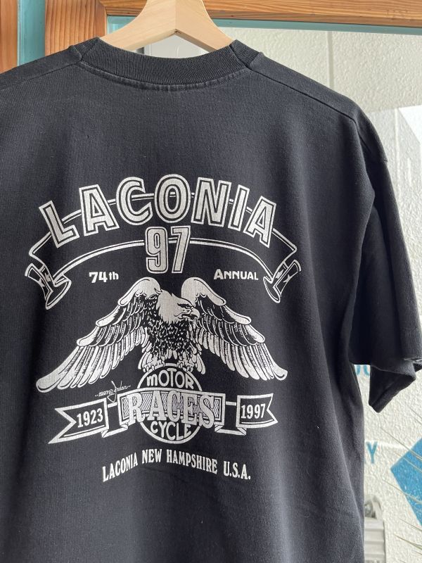 画像5: 1986 HARLEY DAVIDSON LACONIA VTG T-SHIRT BLACK XL