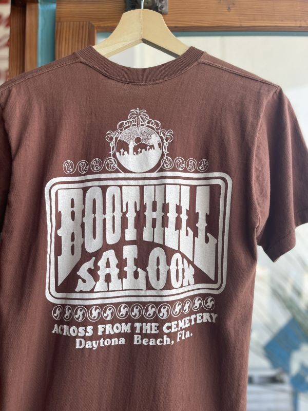 画像3: 90s BOOTHILL SALOON VTG POCKET T-SHIRT BROWN