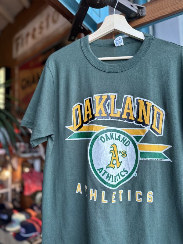 画像4: VINTAGE 1988 OAKLAND ATHLETICS CHAMPION T-SHIRT L