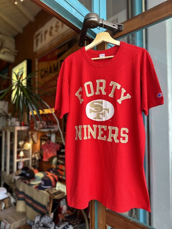 画像1: VINTAGE 80s SAN FRANCISCO 49ERS CHAMPION T-SHIRT XL