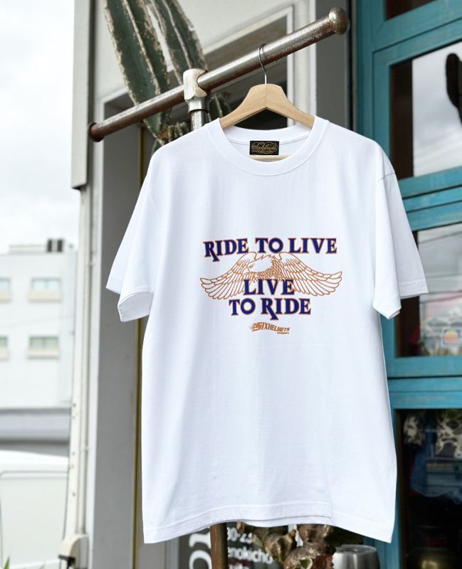 画像2: SIXHELMETS CHOPPERS “LIVE TO RIDE RIDE TO LIVE T-SHIRT WHITE