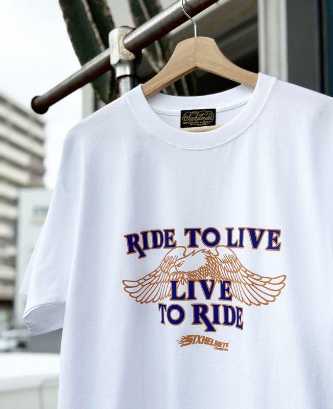 画像3: SIXHELMETS CHOPPERS “LIVE TO RIDE RIDE TO LIVE T-SHIRT WHITE