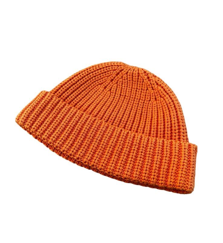 画像1: THE GOOD COTTON WATCH CAP ORANGE