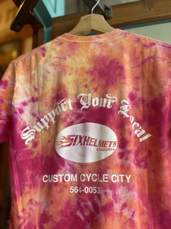 画像4: SIXHELMETS  LIVE TO RIDE RIDE TO LIVE TIE DYE T-SHIRT S