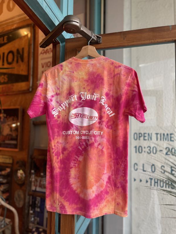 画像3: SIXHELMETS  LIVE TO RIDE RIDE TO LIVE TIE DYE T-SHIRT S