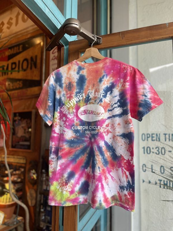 画像3: SIXHELMETS  LIVE TO RIDE RIDE TO LIVE TIE DYE POCKET T-SHIRT S