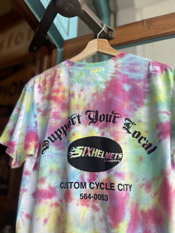 画像4: SIXHELMETS  LIVE TO RIDE RIDE TO LIVE TIE DYE T-SHIRT S