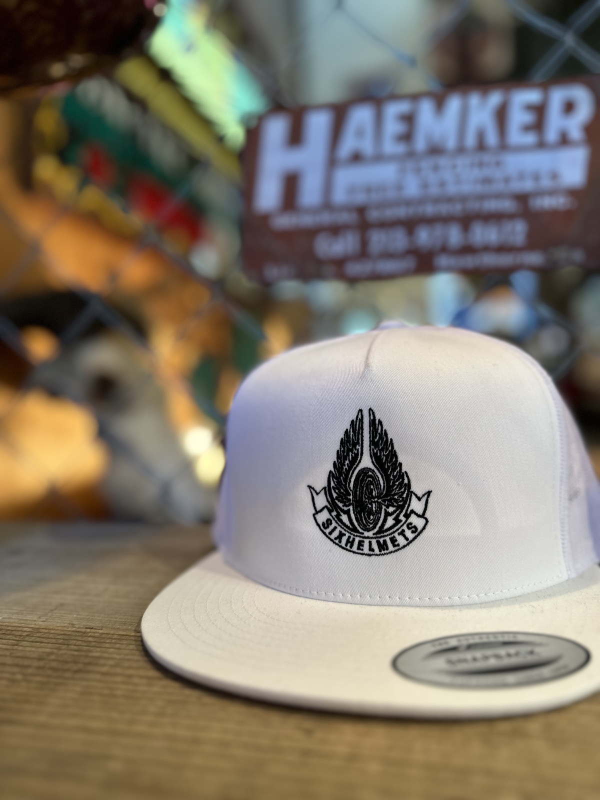 画像4: SIXHELMETS FLYING WHEEL MESH CAP WHITE