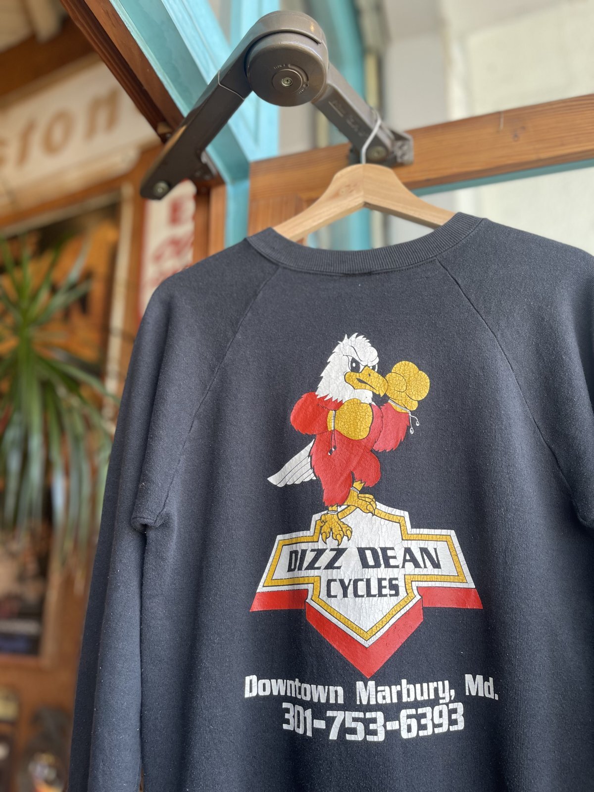 画像5: 80s DIZZ DEAN CYCLES MOTORCYCLE SWEATSHIRT M