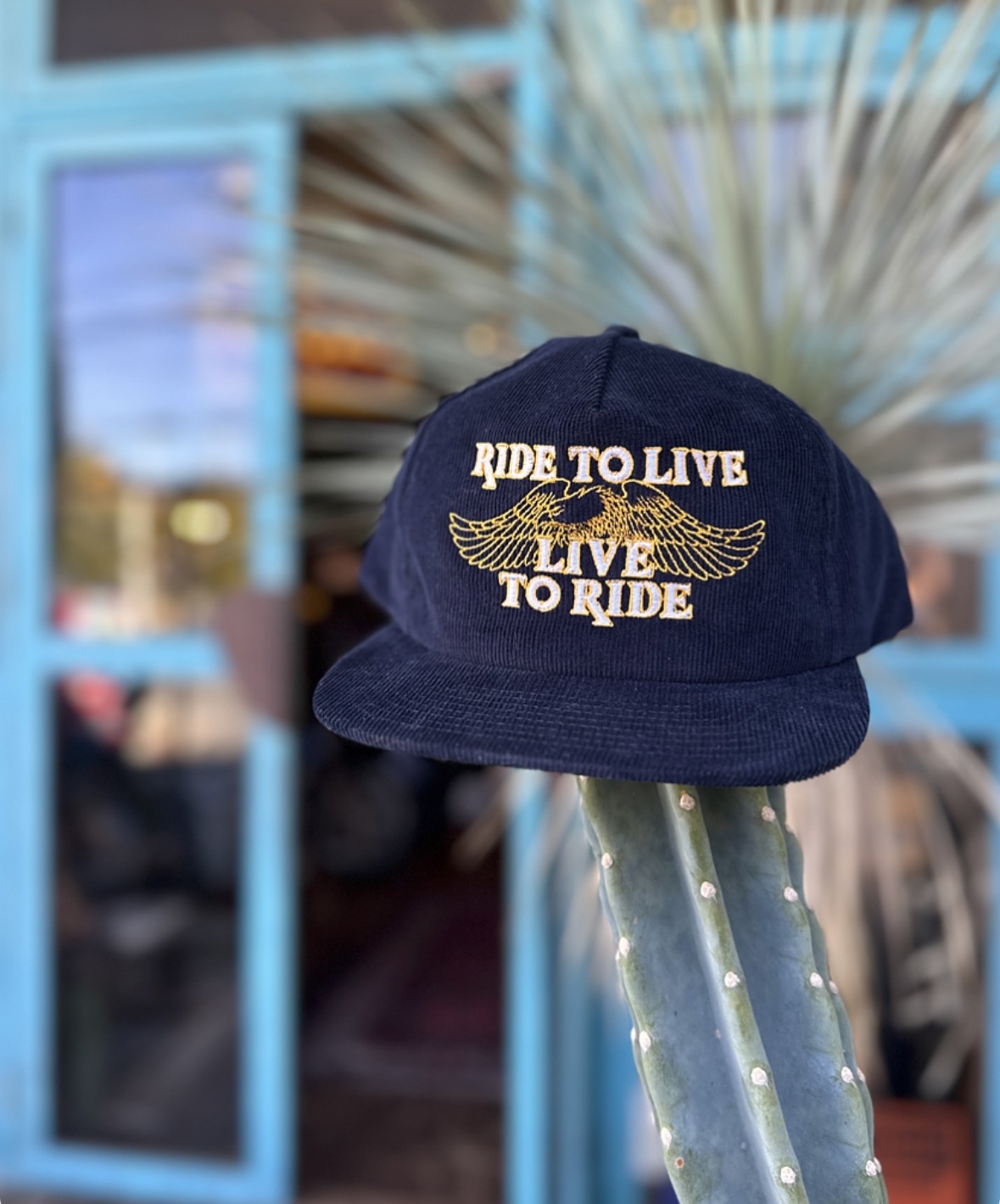 画像2: SIXHELMETS “LIVE TO RIDE RIDE TO R LIVE” CORDUROY CAP NAVY