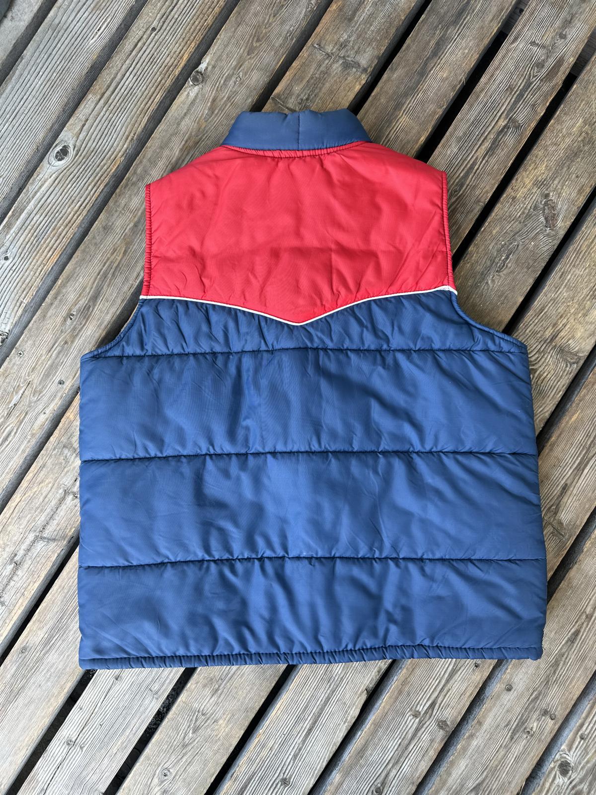 画像2: VINTAGE 70s CHAMPION SPARK PLUGS×CAR QUEST PUFFY RACING VEST M