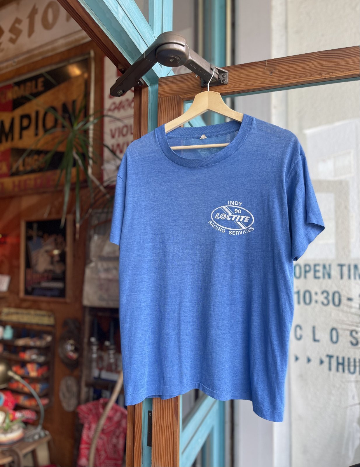 画像1: VINTAGE 80s INDY RACING SERVICES T-SHIRT L