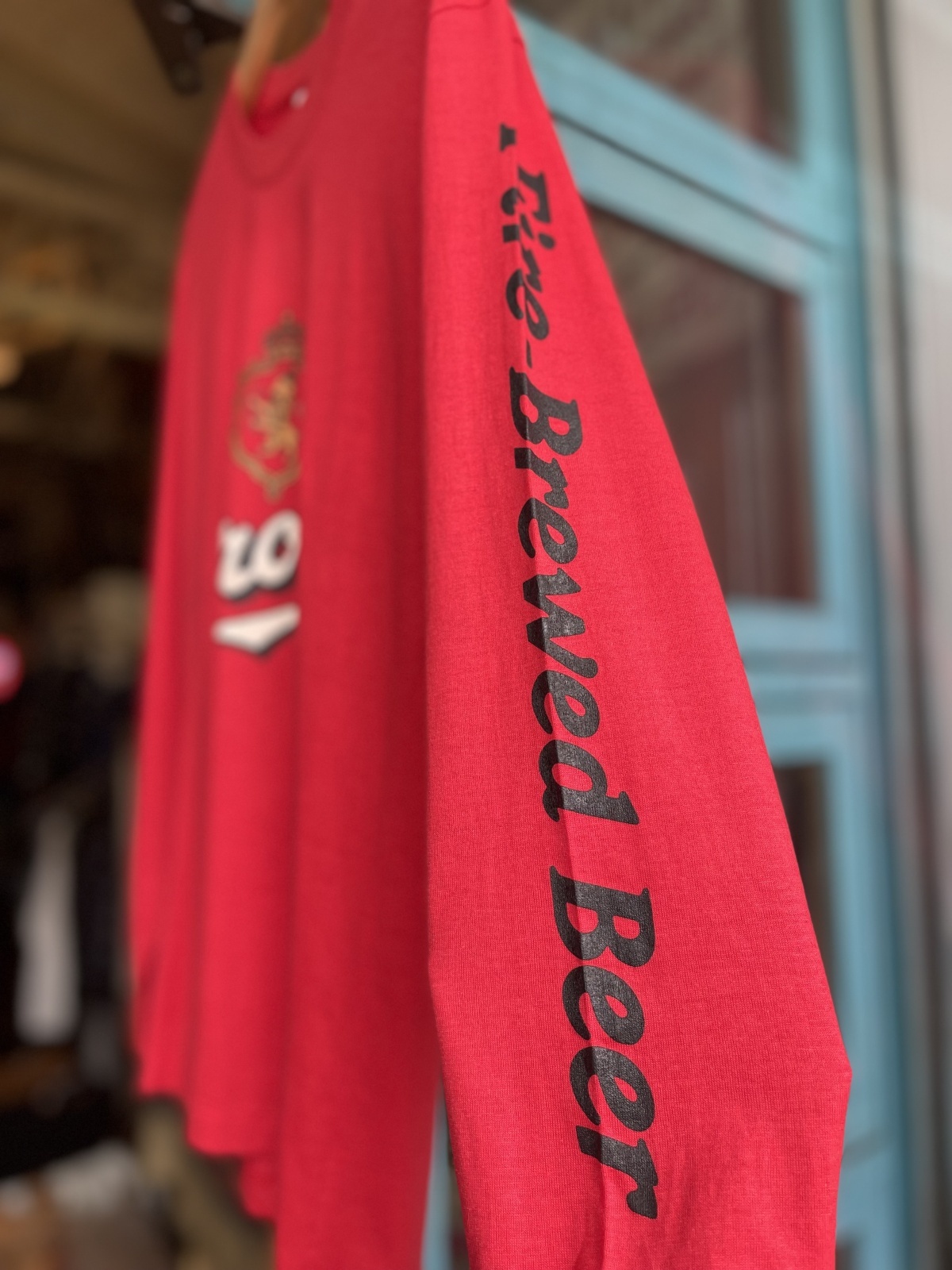 画像5: VINTAGE 80s STROHS BEER LONG SLEEVE T-SHIRT L