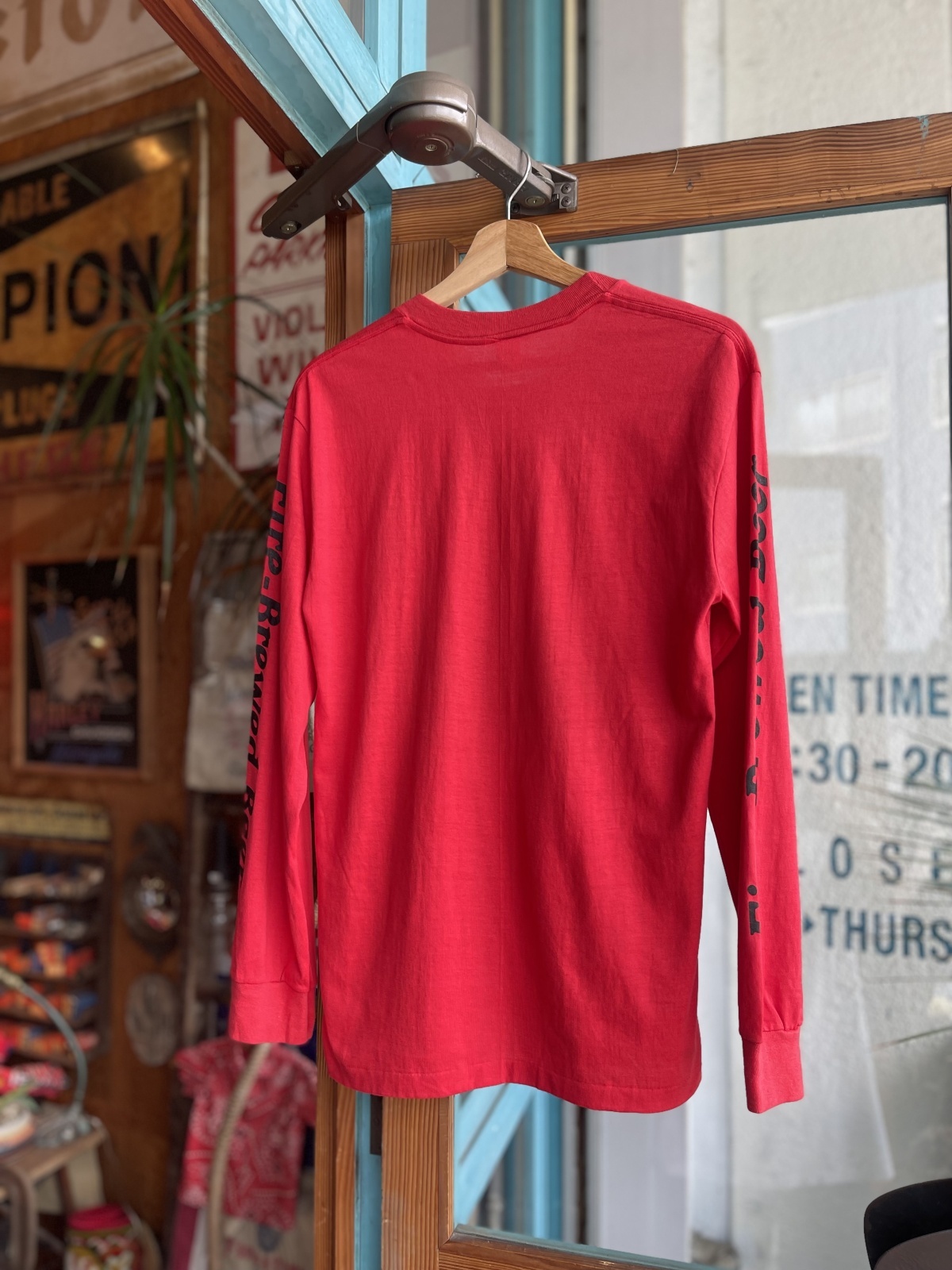 画像2: VINTAGE 80s STROHS BEER LONG SLEEVE T-SHIRT L