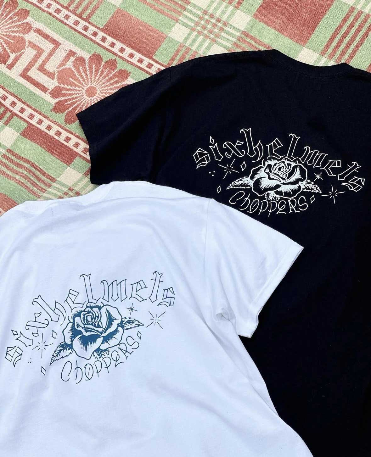 画像5: SIXHELMETS CHOPPERS ROSA T-SHIRT DRAWN BY BOULEVARD FEVER ART  BLACK