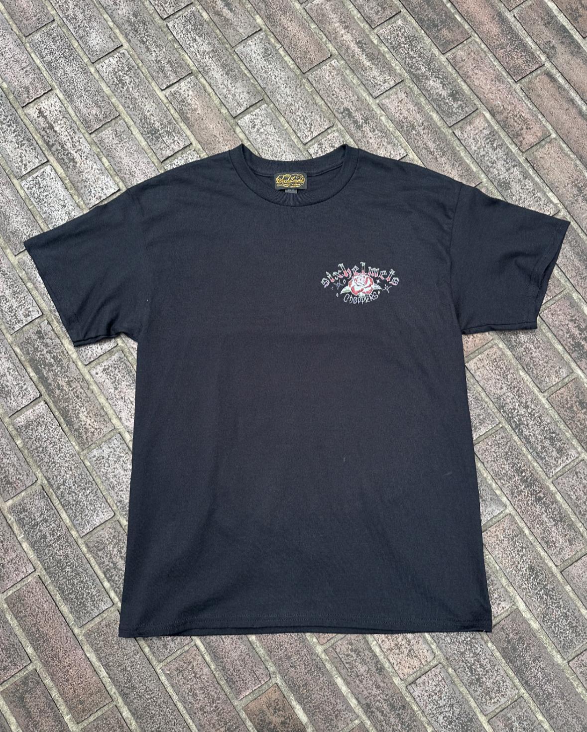 画像2: SIXHELMETS CHOPPERS “MI VIDA LOCA” T-SHIRT DRAWN BY BOULEVARD FEVER ART BLACK