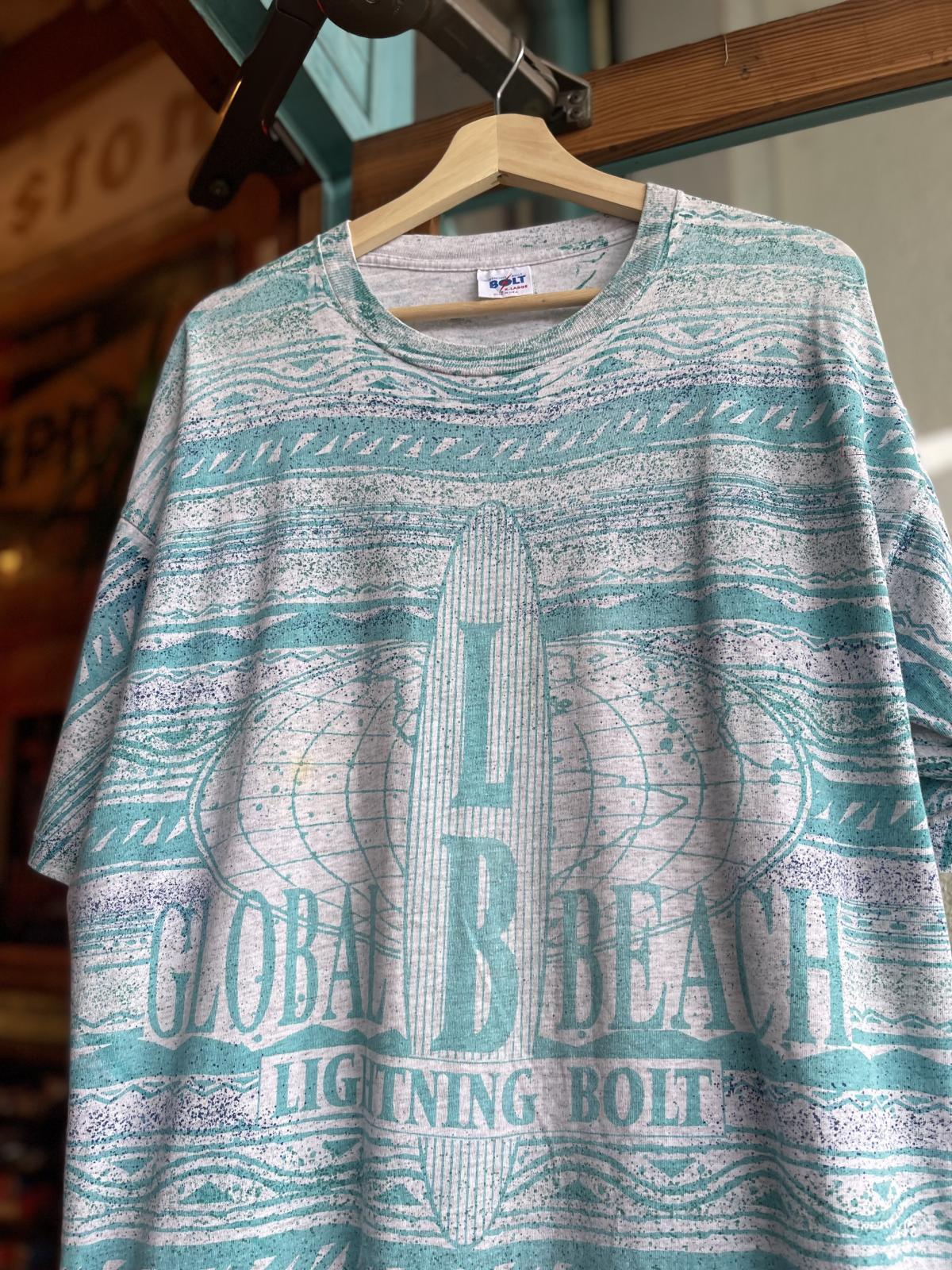 画像4: 90s LIGHTNING BOLT ALL OVER PRINT T-SHIRT XL