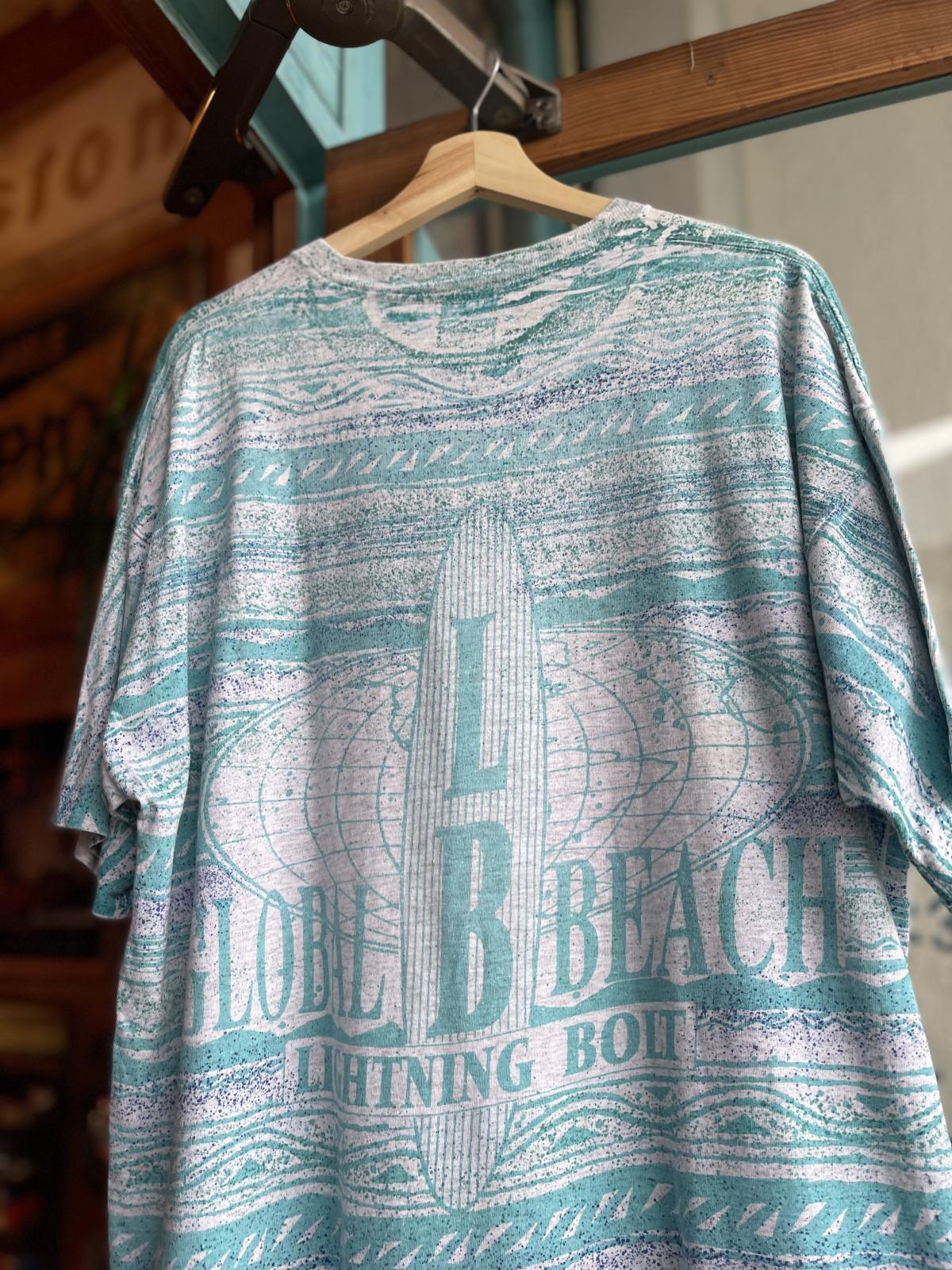 画像5: 90s LIGHTNING BOLT ALL OVER PRINT T-SHIRT XL