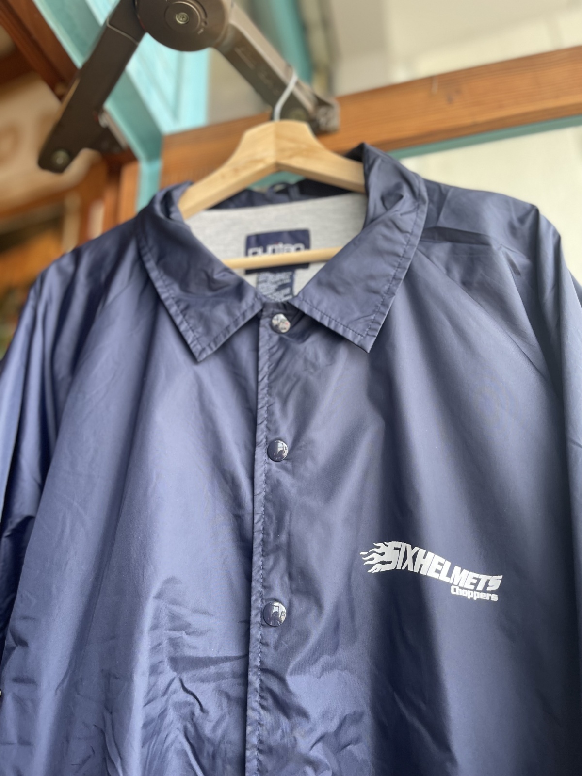 画像5: SIXHELMETS CHOPPERS “SUPPORT YOUR LOCAL” OLD COACH JACKET NAVY L