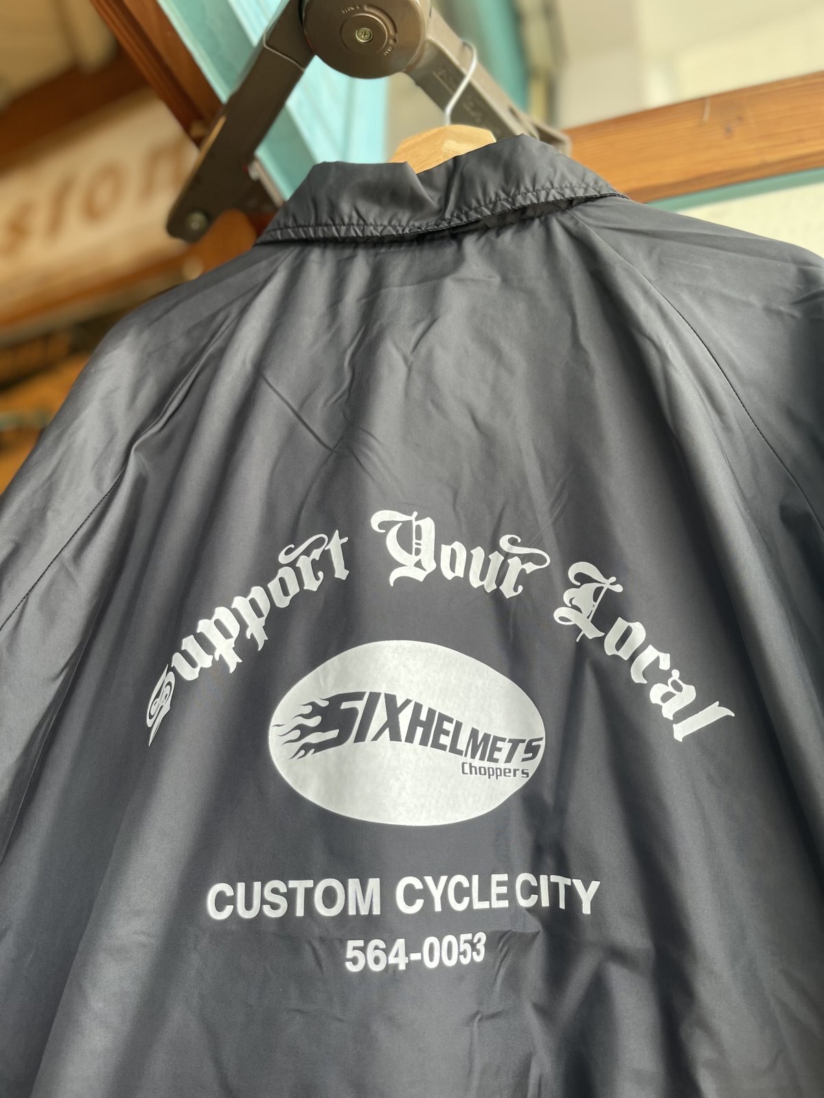 画像4: SIXHELMETS CHOPPERS “SUPPORT YOUR LOCAL” OLD COACH JACKET BLACK
