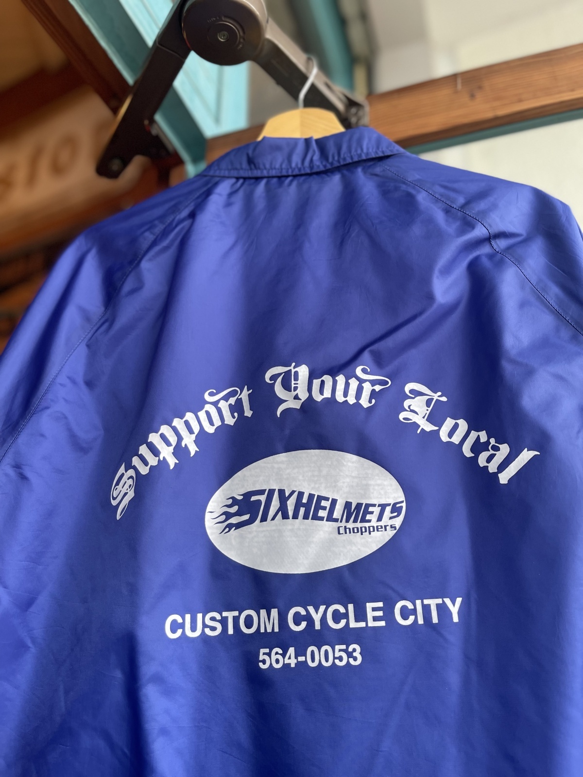 画像3: SIXHELMETS CHOPPERS “SUPPORT YOUR LOCAL” OLD COACH JACKET PURPLE L